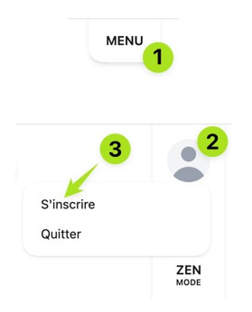 Etapes à effectuer pour s'enregistrer