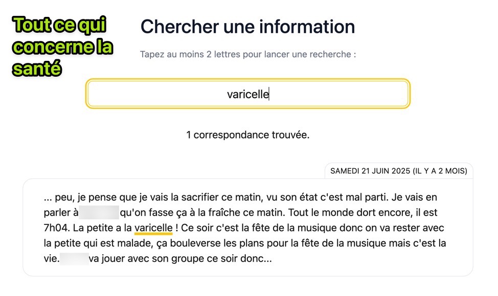 date de la varicelle de sa fille